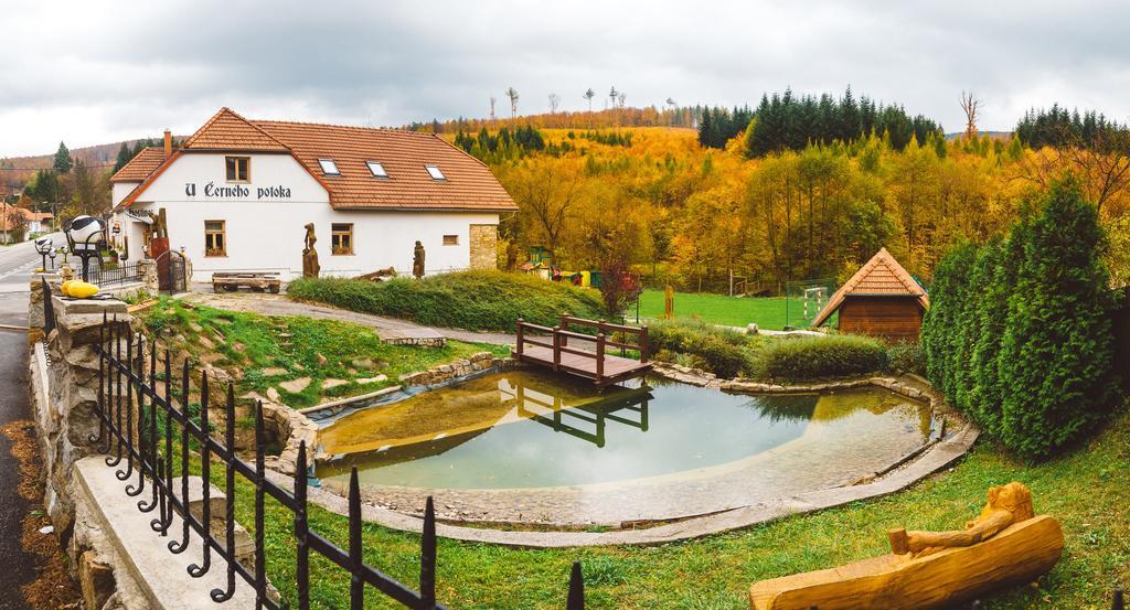 Penzion U Cerneho Potoka Nová Lhota Buitenkant foto